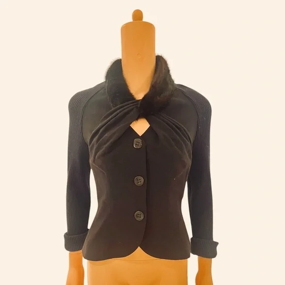 Christian Dior by Galliano F/W 1999 MinkFur Colar Jacket